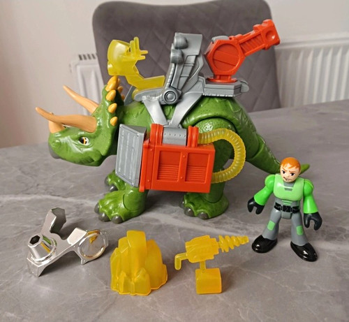 Imaginext dino riders - dino,