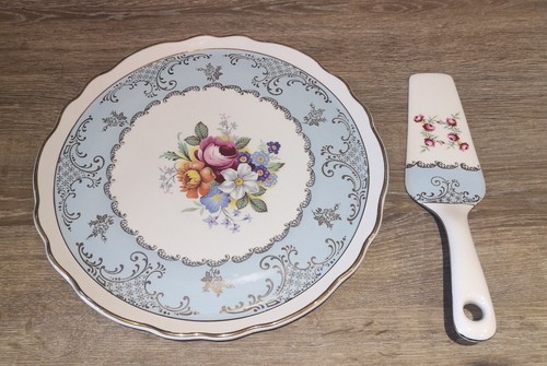 Old foley floral - floral, plate