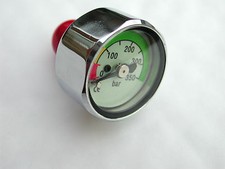 Scuba diving BUTTON GAUGE mini HIGH PRESSURE regulator PONY cylinder TECH dive !