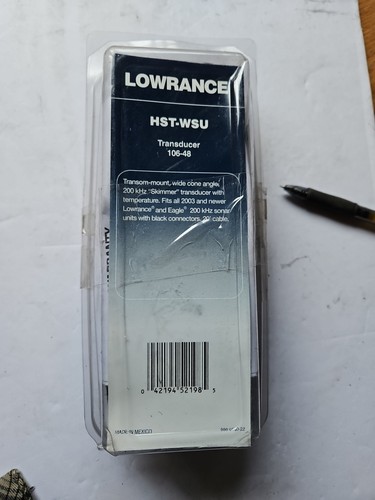Lowrance 106 hst wsu - lowrance, 106-48