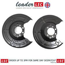 2x Rear Brake Disc Back Plates