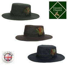 British Made Wax Cotton Fedora