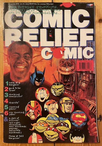 Comic relief fleetway - comic,
