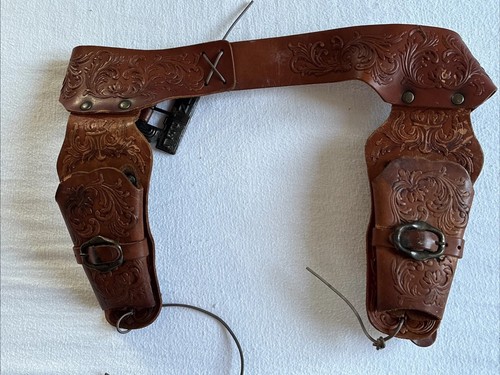 Vintage western tooled leather - vintage,