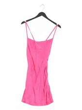 Zara A-Line Midi Dress S in Pink