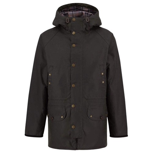 Barbour mens reel wax hooded - mens,