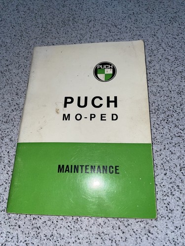 Puch moped maintenance - maintenance, booklet