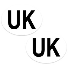 2 x UK Badge for Cars Road
