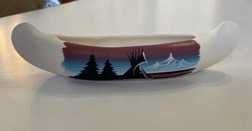 Cedar mesa pottery canoe - cedar,