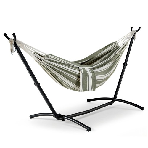 Hammock with stand green 2 - hammock, stand,