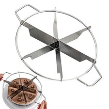 Pie Divider Stainless Steel Cake Slicer For Even Slices Non Stick Well-liked