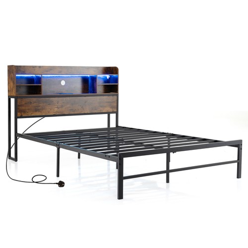 Double size bed frame - bed, with