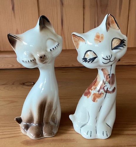 Vintage ceramic siamese - vintage,