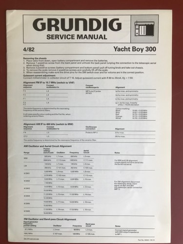 Grundig yacht boy - boy, service