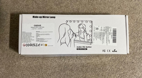 Make mirror lights led - up,