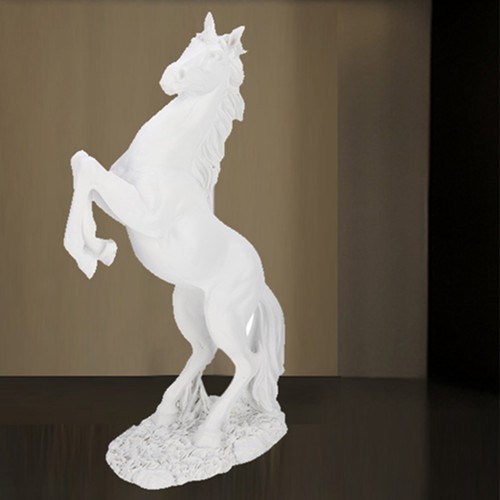 White eruopean style horse - white,