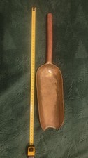 Antique Brass Shovel With A Copper Handle Good Weight.