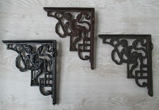 PAIR Cast iron Old Edwardian