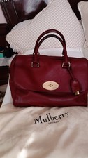 Mulberry Del Rey Handbag in Burgundy