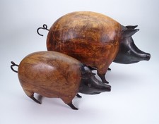 Pair Of Wood/Resin and Metal