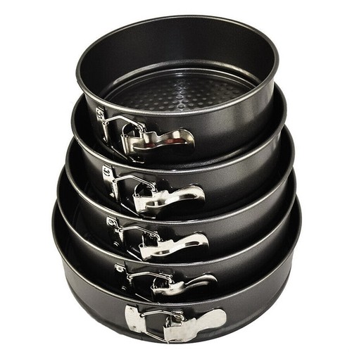 5pc round cake tins baking - round,