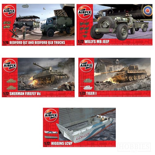 Airfix trucks tanks military - airfix,