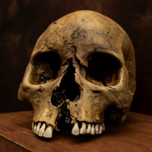 Human skull life sized - human,