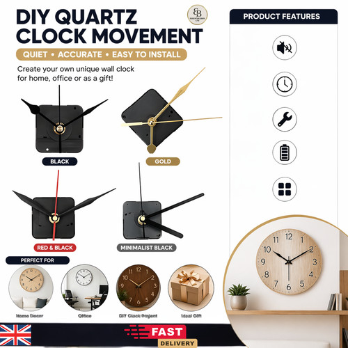 Quartz clock mechanism battery - quartz,