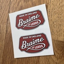 Braime Of Leeds Sticker Decal 5cm Wide For Oil Jug Pourer Dispenser Automobilia