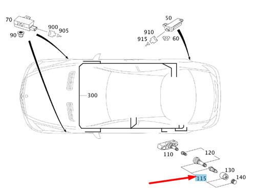 New mercedes benz - cl, tire