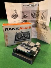 RANK ALDIS 3-Way Splicer for Super 8, Standard 8, and 16mm Film