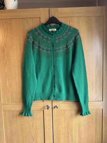 Boden cardigan size - m, green