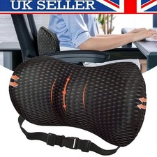 Orthopedic Memory Foam Seat Cushion Lumbar Back Support Pillow Pain Relief Car