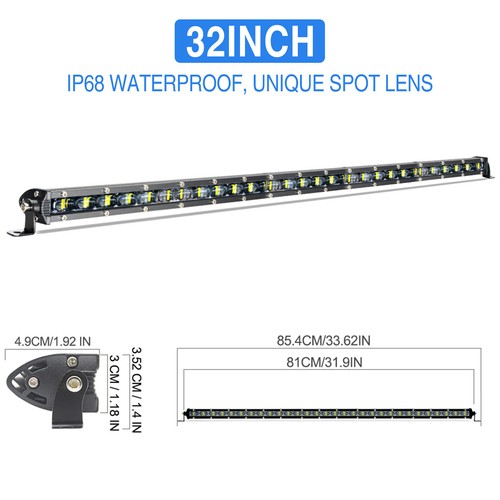 Inch slim led light bar - led,