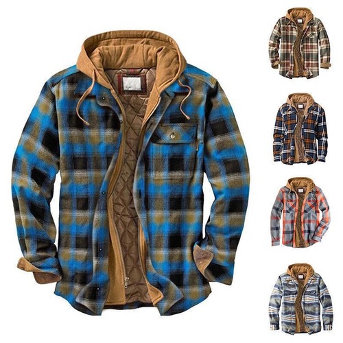 Plaid lumberjack jacket - plaid,