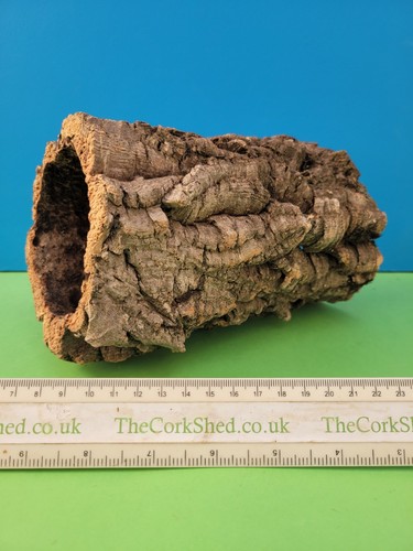 Cork bark hamster tube nest - bark,