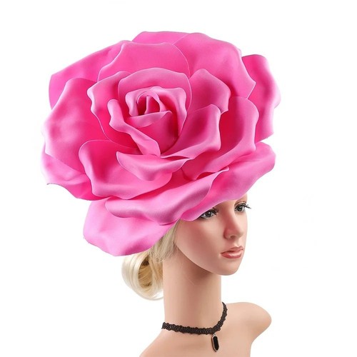 Rose fascinator kentucky derby - fascinator,