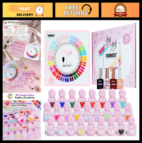 30pcs gel nail polish set - nail,