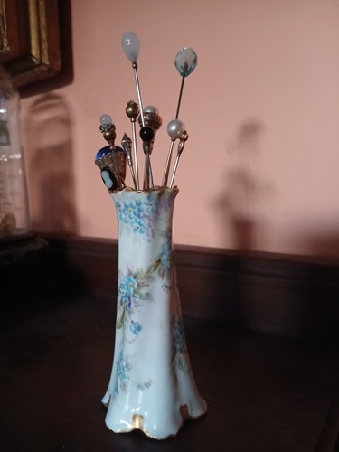 Antique hatpin holder pins - hatpin,