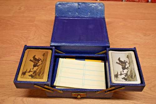 Vintage bridge card set - bridge,