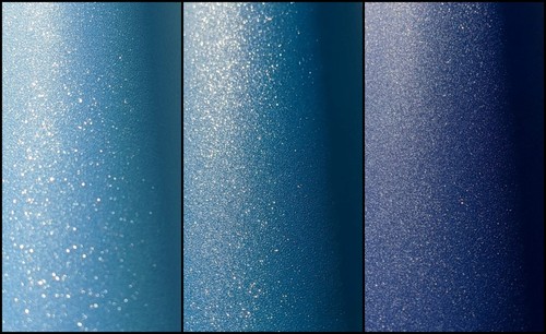 Frosted glitter blue - frosted,