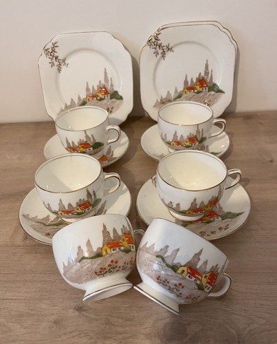 Gladstone pottery part tea set - part,