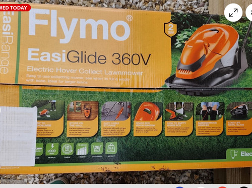 Flymo 360v easy - easy, hover