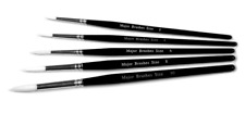 Synthetic Sable Brush White