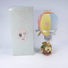 Cherished Teddies Hot Air Balloon Figurine 7286081 With Box 28cm Limited Edition