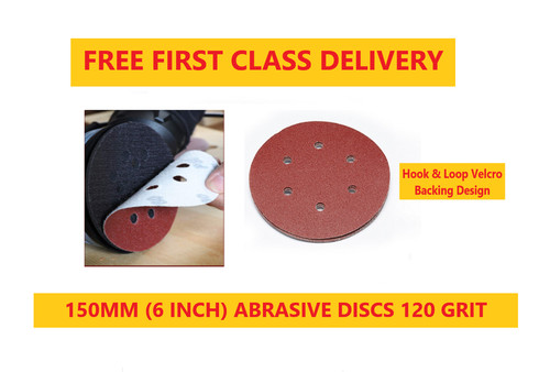 150mm sanding discs 120 - 150mm,