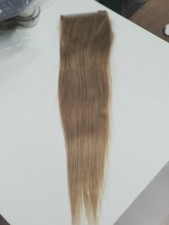 12A 100% BRAZILIAN VIRGIN HUMAN HAIR STRAIGHT LACE CLOSURE ASH BLONDE 8# 18INCH