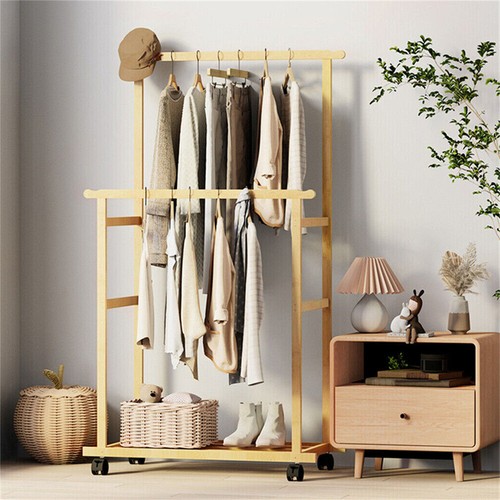 Heavy duty wooden clothes rail - clothes,