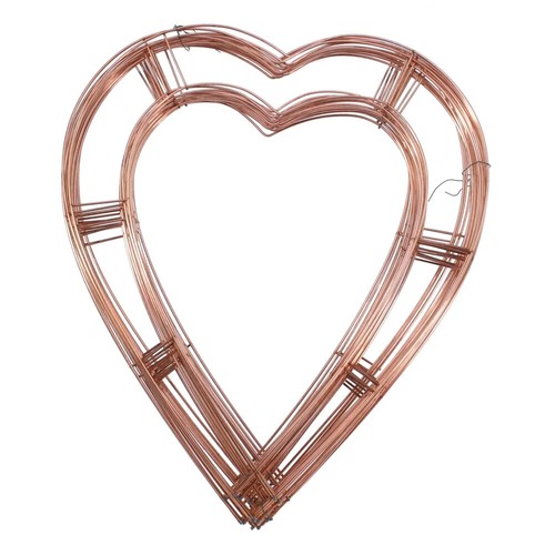 Heart shaped wreath - shaped, wire