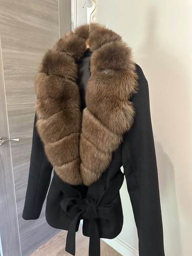 Luxury black wool coat - luxury,